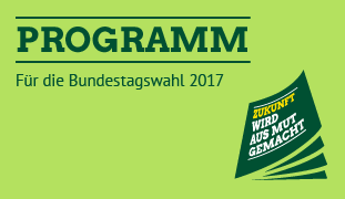 Wahlprogramm Grüne 2017