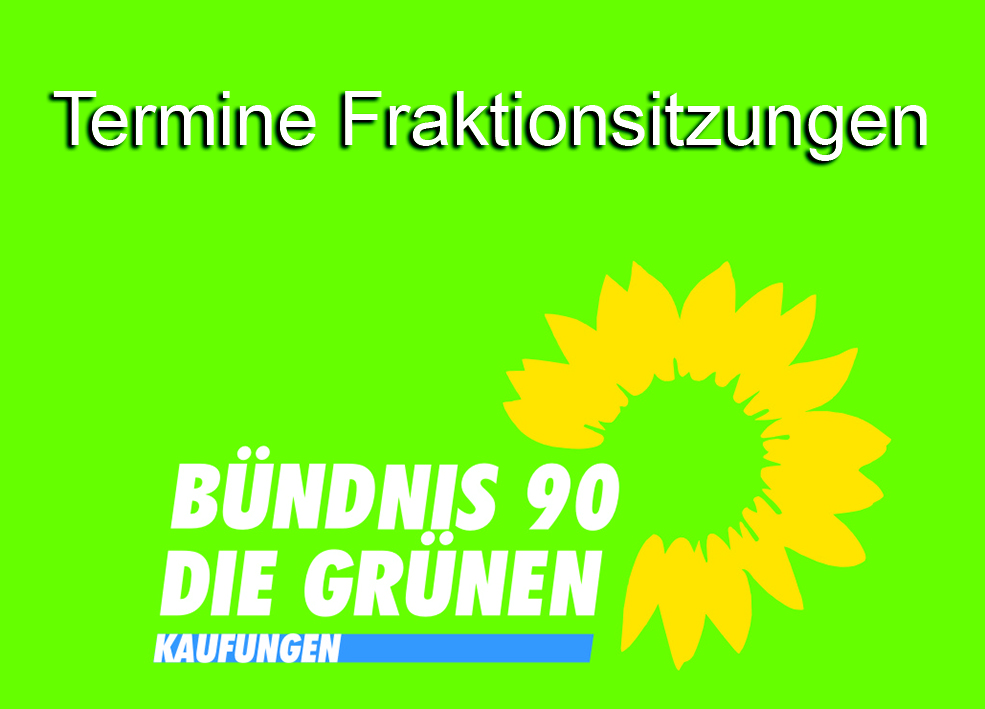 termine fraktion die grüenen kaufungen
