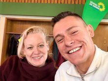 Das Bild zeigt Julia Frank und Sascha Meyer